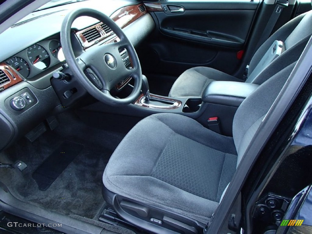 Ebony Interior 2009 Chevrolet Impala LS Photo #81615804