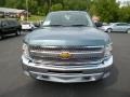 2013 Blue Granite Metallic Chevrolet Silverado 1500 LT Extended Cab 4x4  photo #2