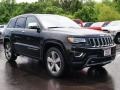 2014 Black Forest Green Pearl Jeep Grand Cherokee Overland 4x4  photo #2