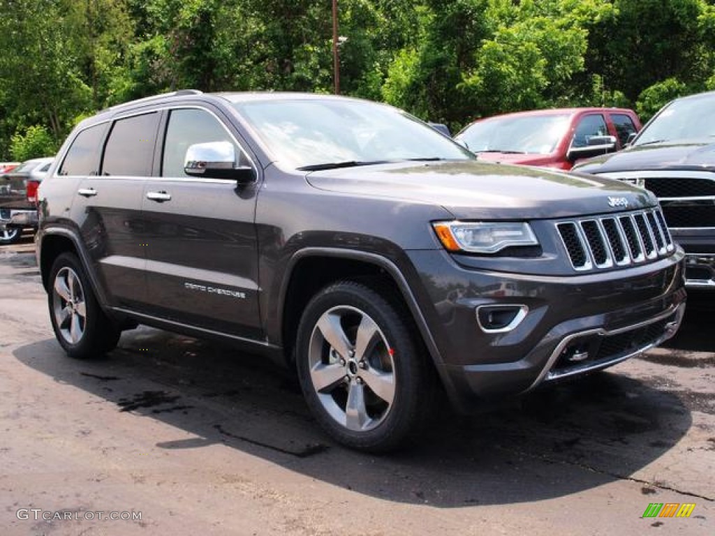 Maximum Steel Metallic 2014 Jeep Grand Cherokee Overland 4x4 Exterior Photo #81616587