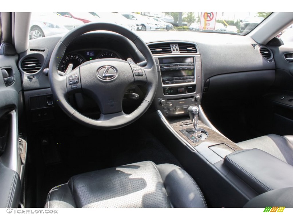 2010 Lexus IS 250 AWD Black Dashboard Photo #81616900