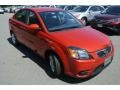 2010 Tropical Red Kia Rio LX Sedan  photo #2