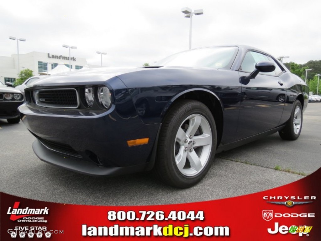 2013 Challenger SXT - Jazz Blue Pearl / Dark Slate Gray photo #1