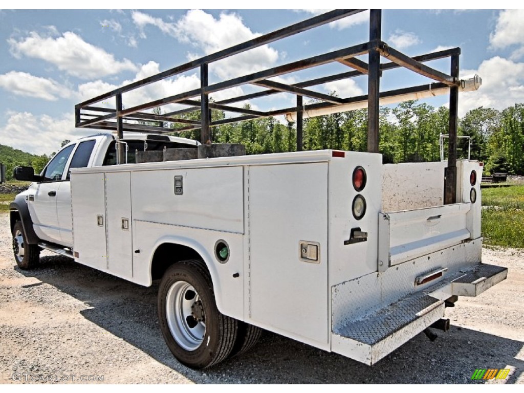 2008 Ram 4500 HD SLT Crew Cab Utility Truck - Bright White / Medium Slate Gray photo #9