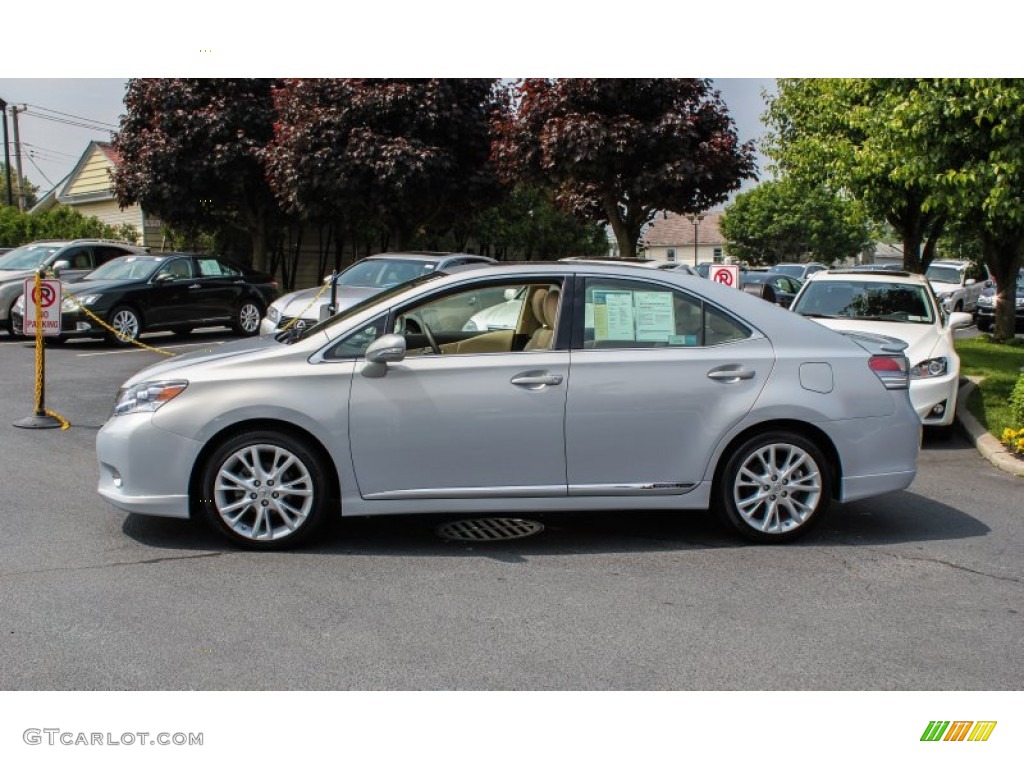 Silver Opal Mica 2010 Lexus HS 250h Hybrid Premium Exterior Photo #81617600