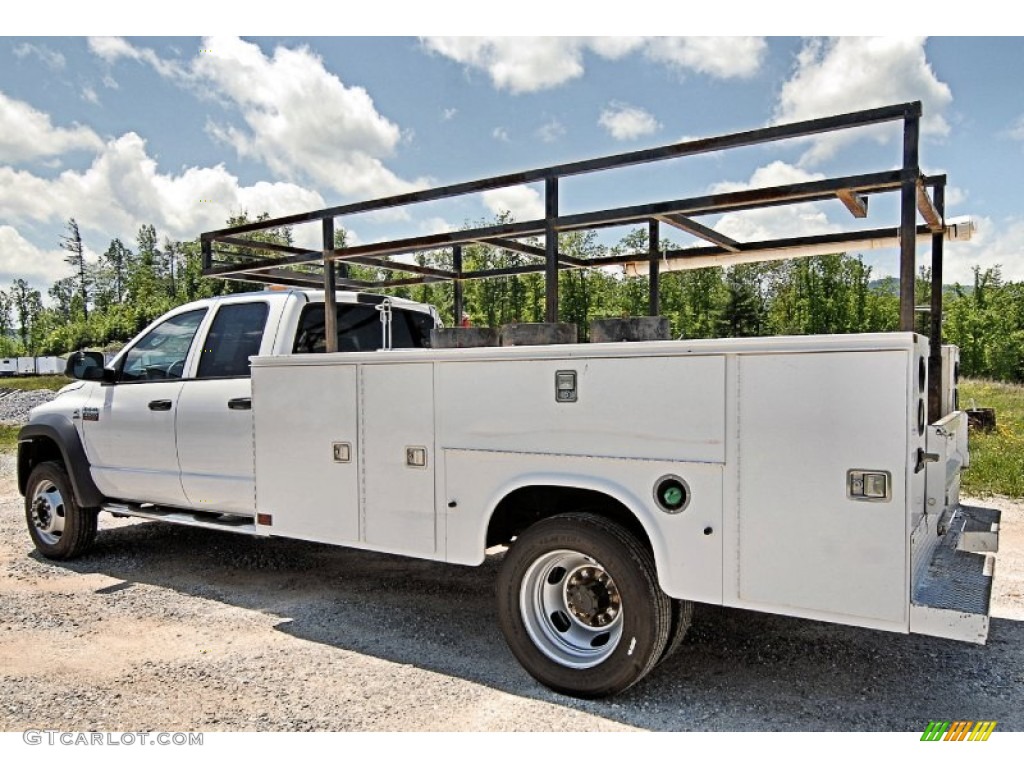 2008 Ram 4500 HD SLT Crew Cab Utility Truck - Bright White / Medium Slate Gray photo #11