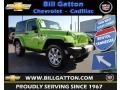 2012 Gecko Green Jeep Wrangler Sahara 4x4  photo #1