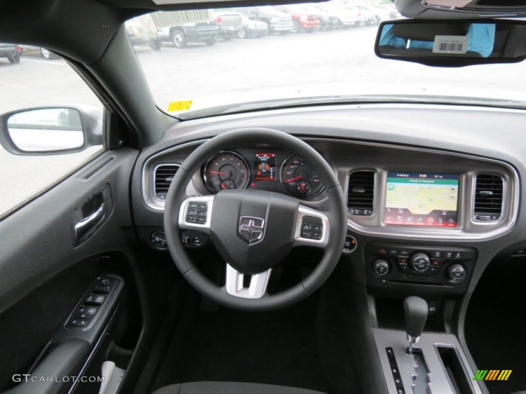 2013 Dodge Charger R/T Black Dashboard Photo #81618510