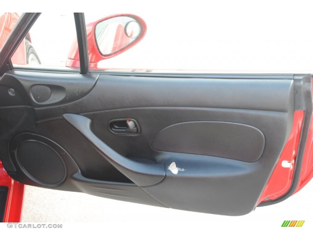2003 Mazda MX-5 Miata Roadster Black Door Panel Photo #81618595