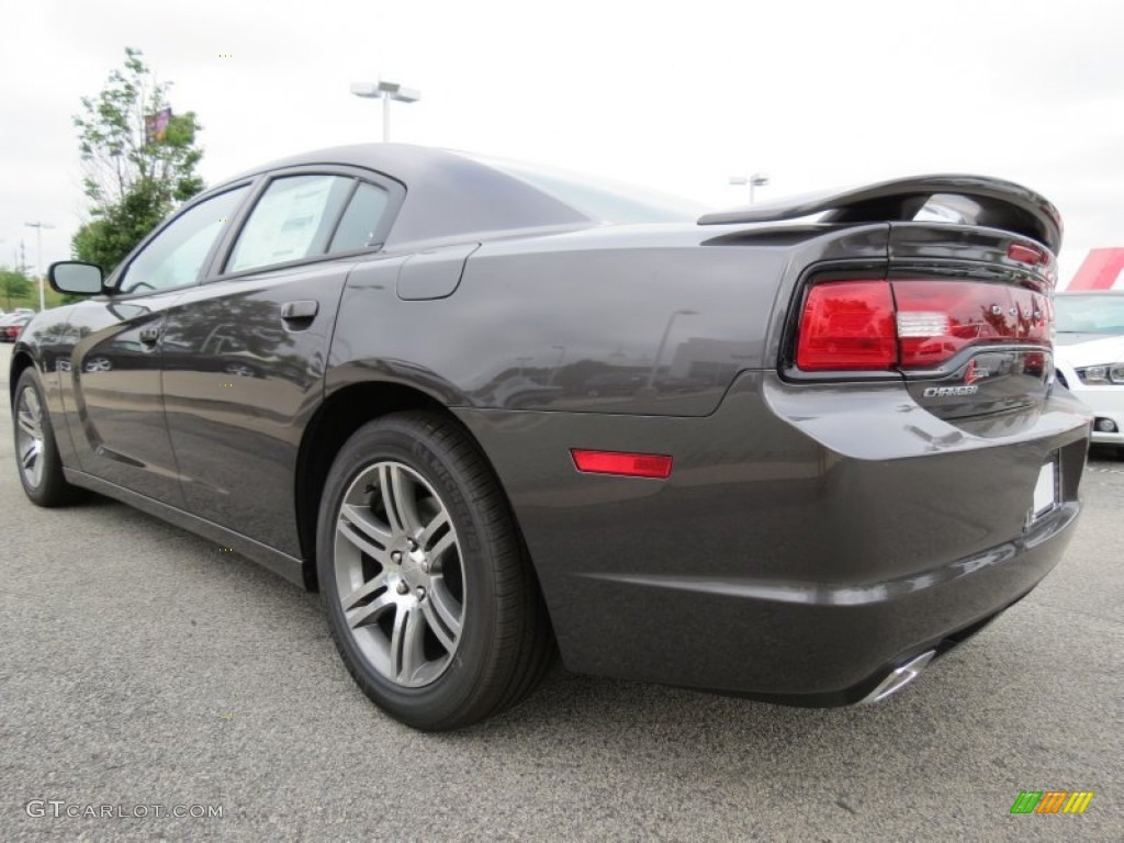 2013 Charger R/T - Granite Crystal / Black photo #2