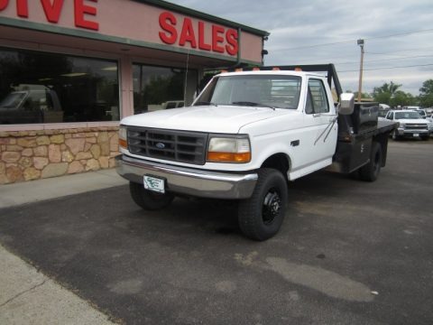 1996 Ford F350 XL Regular Cab 4x4 Stake Truck Data, Info and Specs