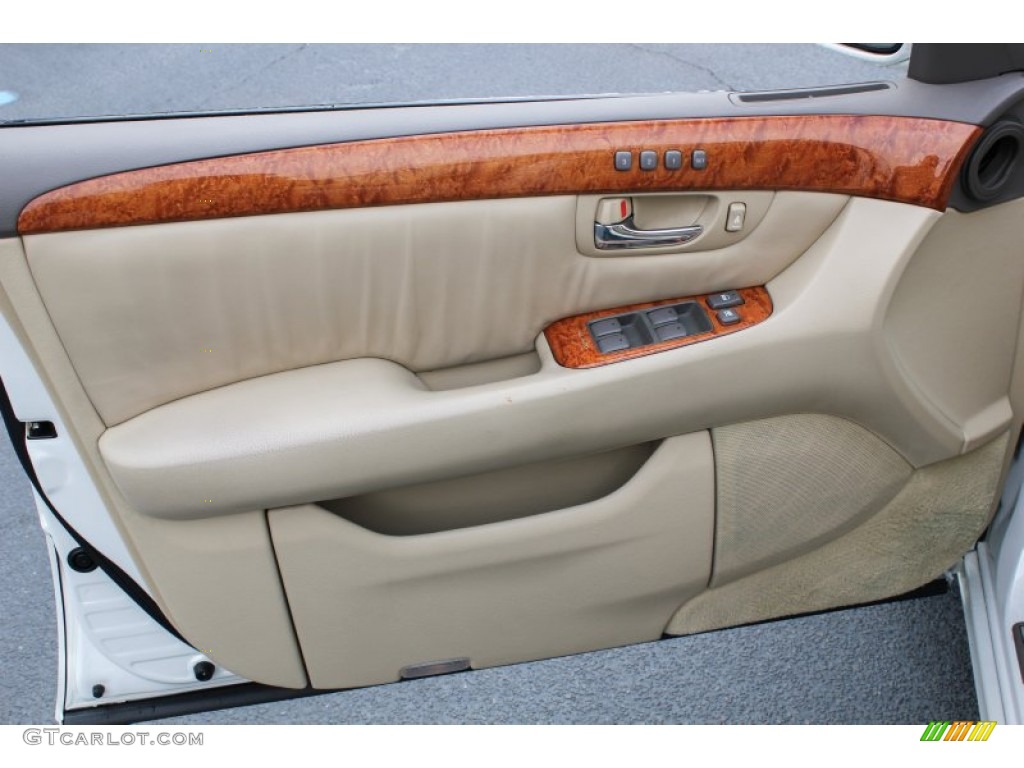 2004 Lexus LS 430 Cashmere Door Panel Photo #81620124