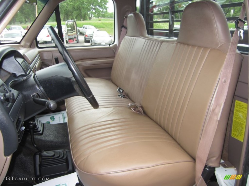 1996 Ford F350 XL Regular Cab 4x4 Stake Truck Interior Color Photos