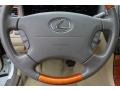 2004 Lexus LS Cashmere Interior Steering Wheel Photo