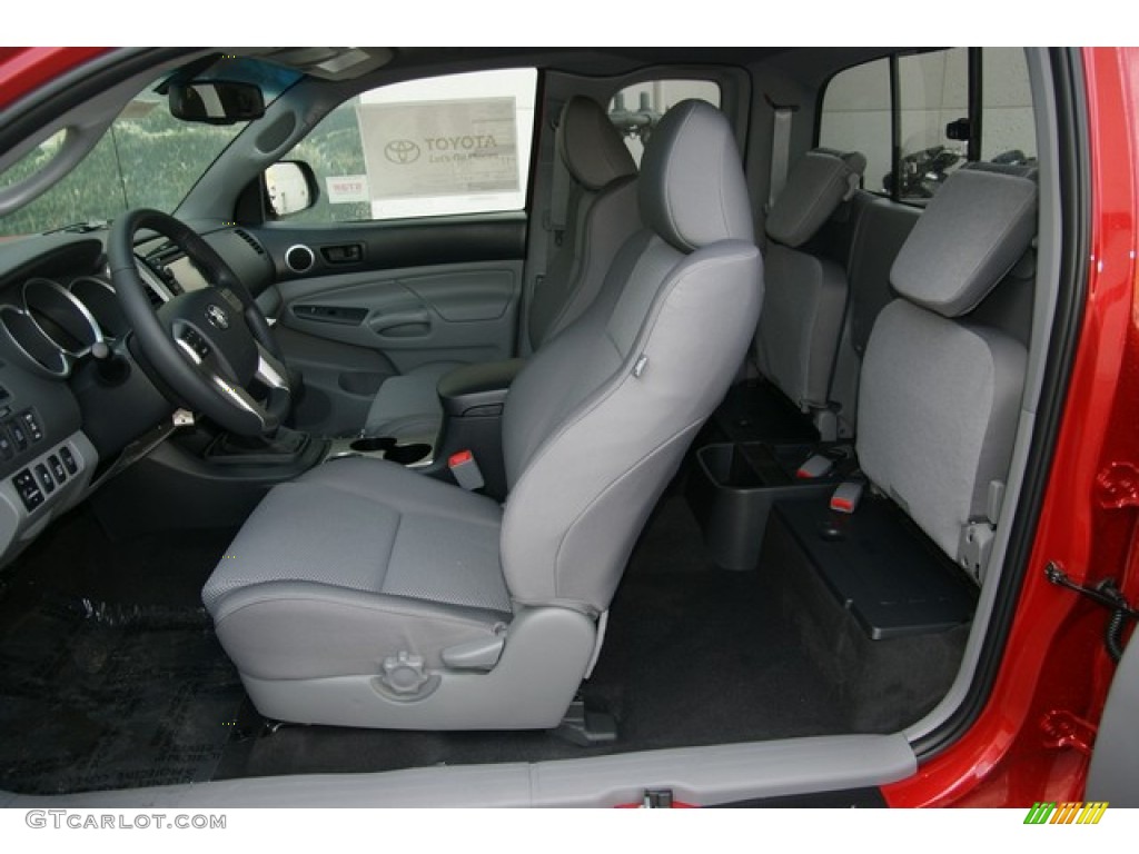 Graphite Interior 2013 Toyota Tacoma V6 TRD Access Cab 4x4 Photo #81620545