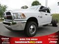 Bright White - 3500 Tradesman Crew Cab 4x4 Dually Chassis Photo No. 1