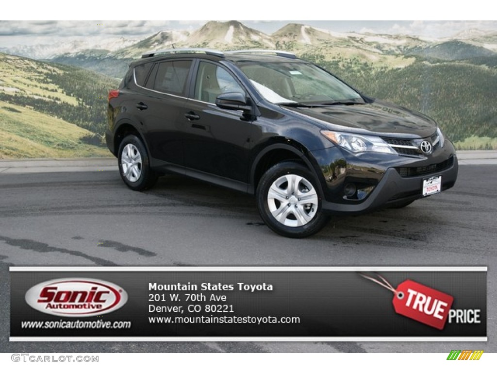 2013 RAV4 LE AWD - Black / Ash photo #1