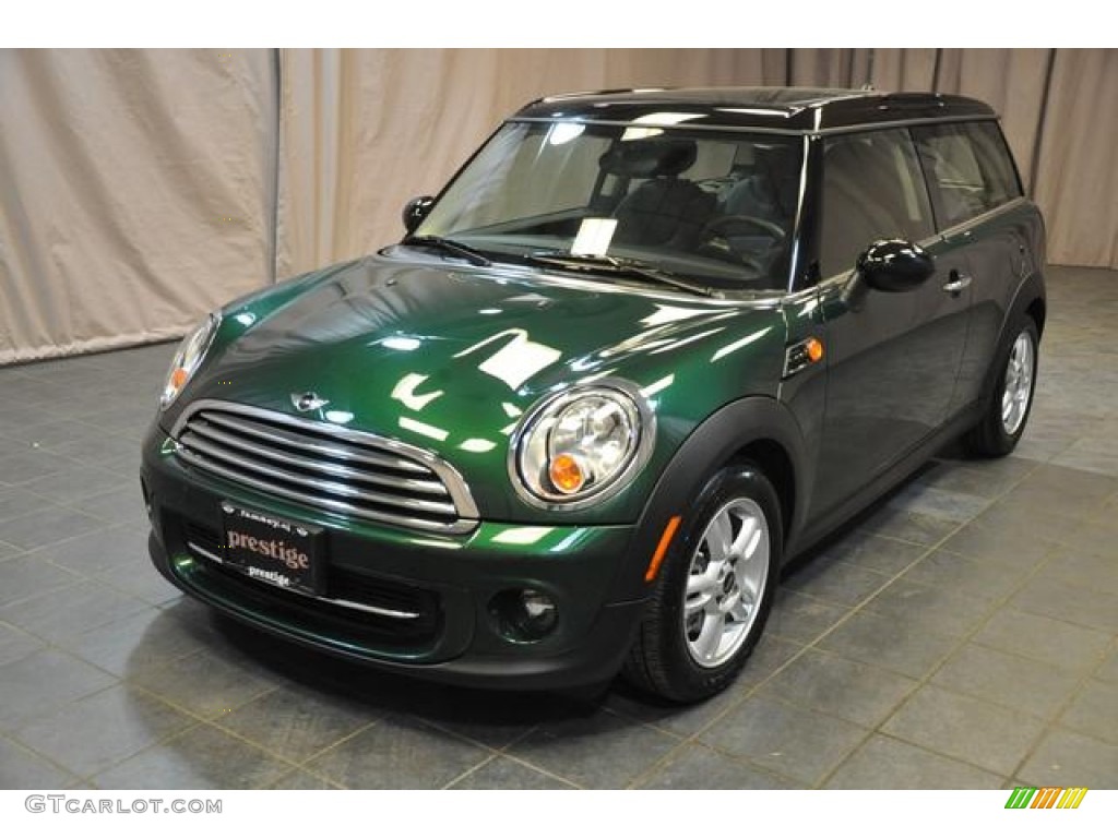 2012 Cooper Clubman - British Racing Green II Metallic / Carbon Black photo #1