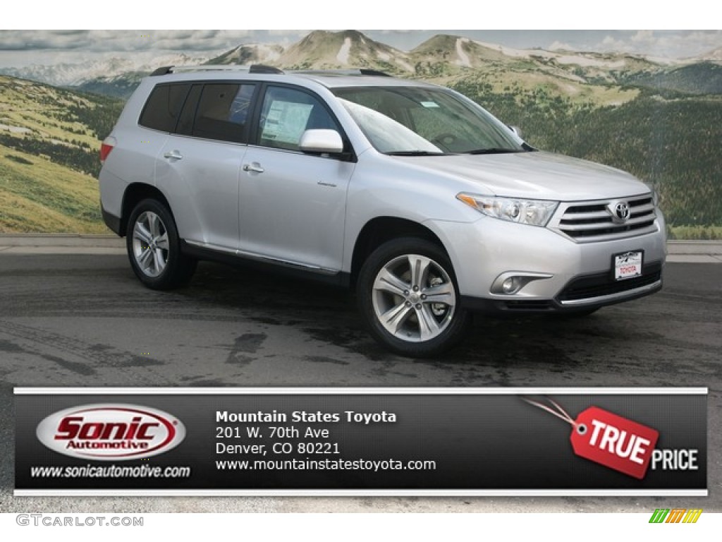 2013 Highlander Limited 4WD - Classic Silver Metallic / Ash photo #1