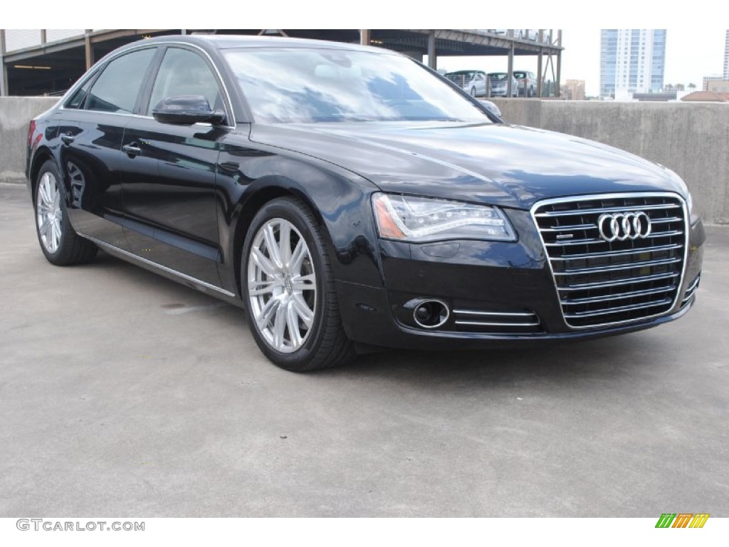 2013 Phantom Black Pearl Effect Audi A8 L 4.0T quattro 81584144 Photo