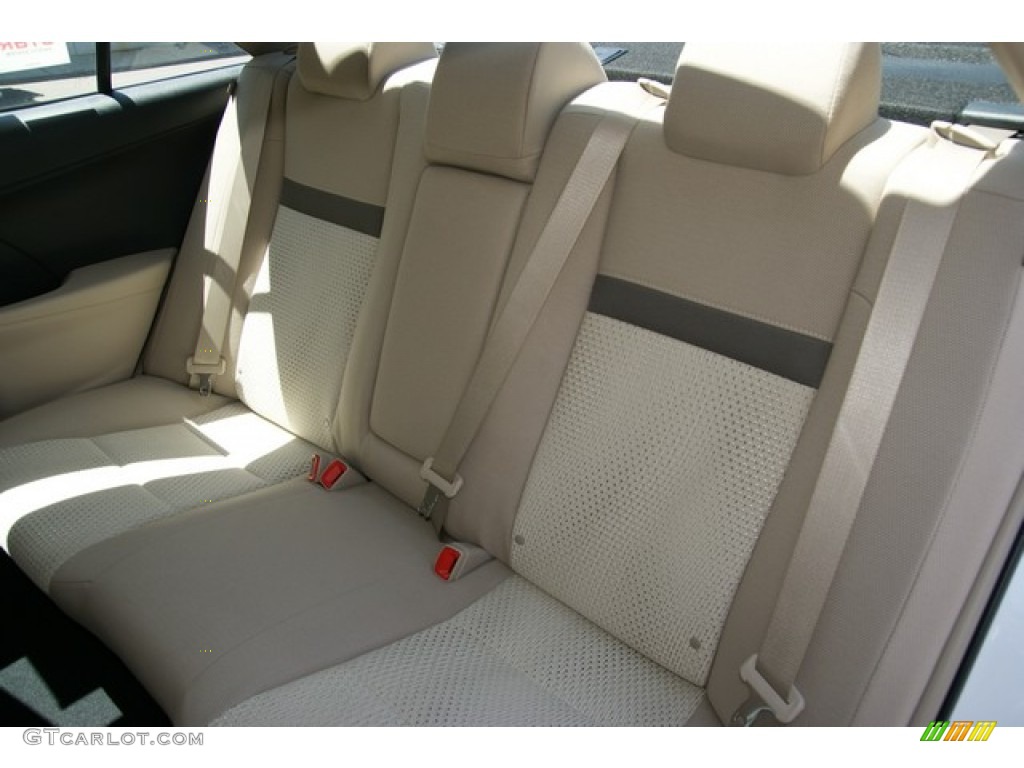 2013 Camry LE - Super White / Ivory photo #7
