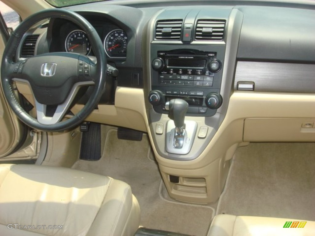 2008 CR-V EX-L 4WD - Borrego Beige Metallic / Ivory photo #13