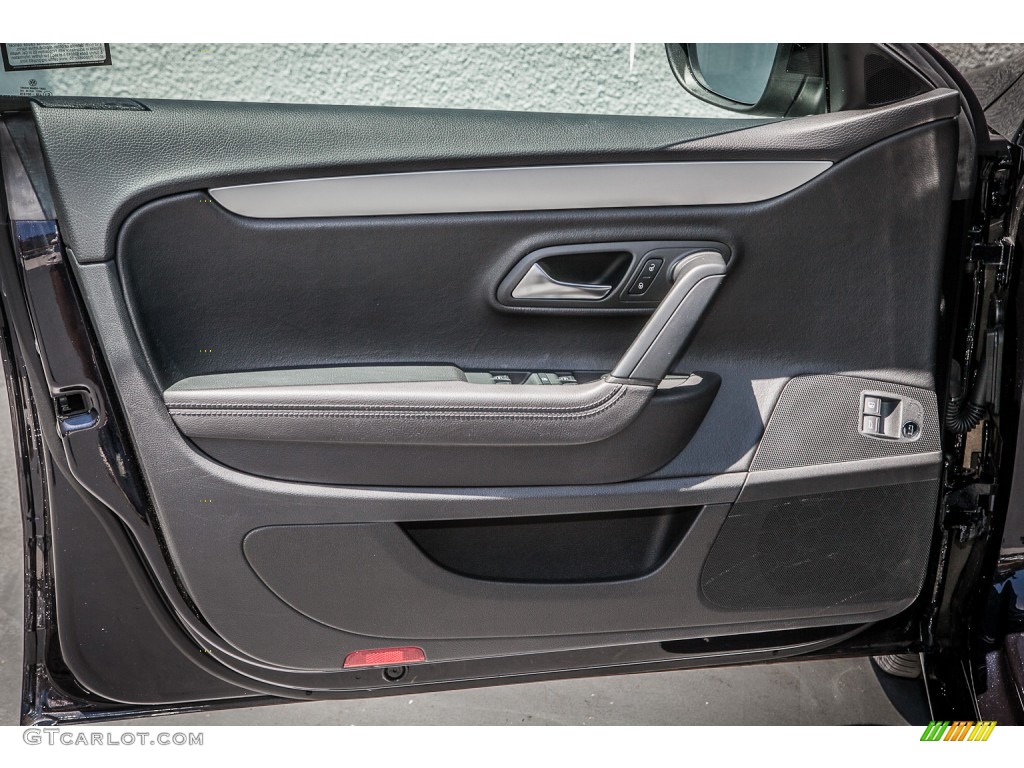 2011 Volkswagen CC Sport Black Door Panel Photo #81622940