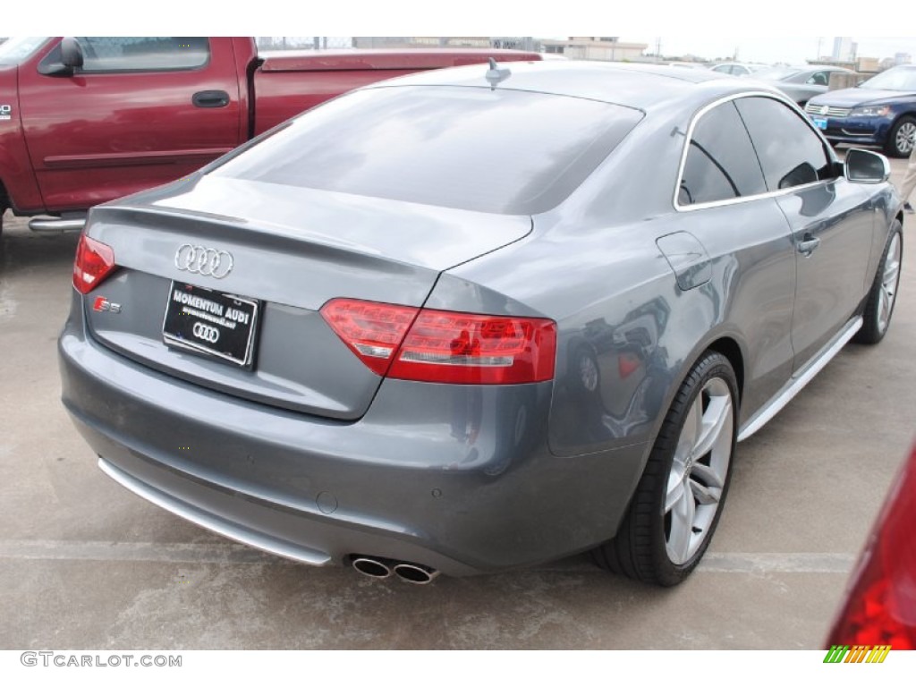 2012 S5 4.2 FSI quattro Coupe - Monsoon Grey Metallic / Black photo #8