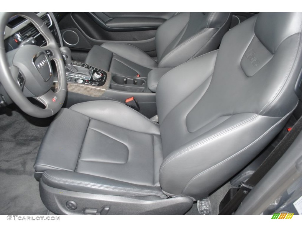 Black Interior 2012 Audi S5 4.2 FSI quattro Coupe Photo #81623455