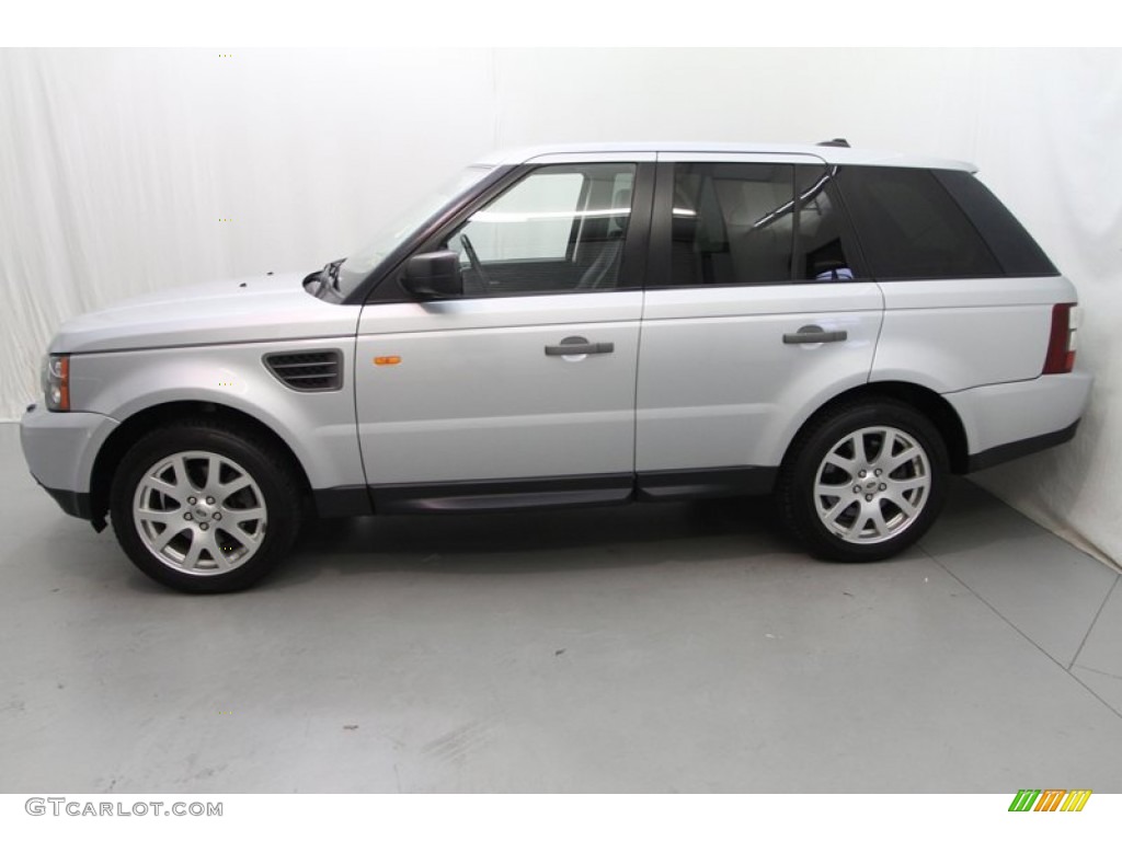 Zermatt Silver Metallic 2008 Land Rover Range Rover Sport HSE Exterior Photo #81623909