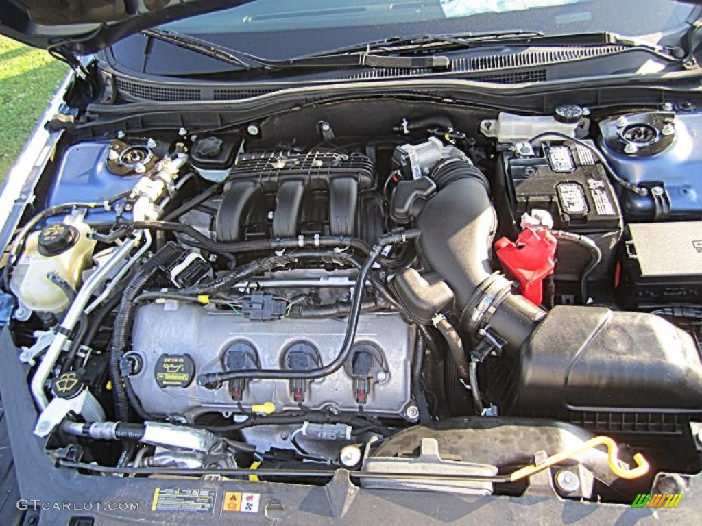 2010 Fusion Sport - Sport Blue Metallic / Charcoal Black/Sport Blue photo #31