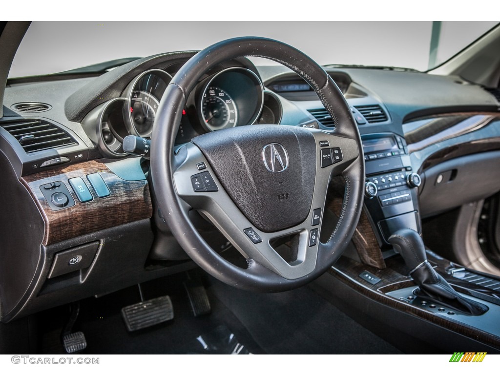 2010 Acura MDX Standard MDX Model Ebony Dashboard Photo #81624387