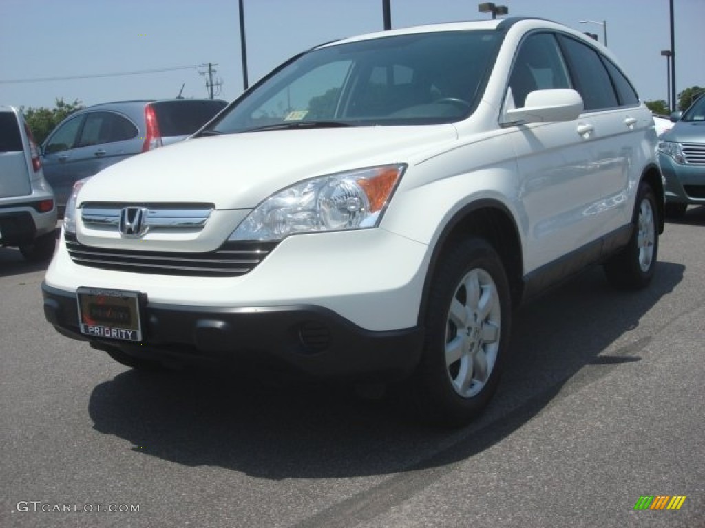 2009 CR-V EX-L - Taffeta White / Gray photo #1