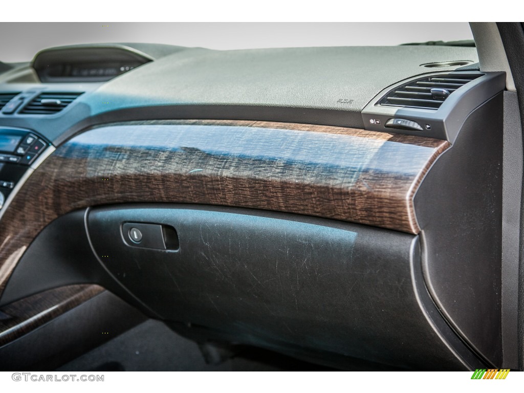 2010 Acura MDX Standard MDX Model Ebony Dashboard Photo #81624573