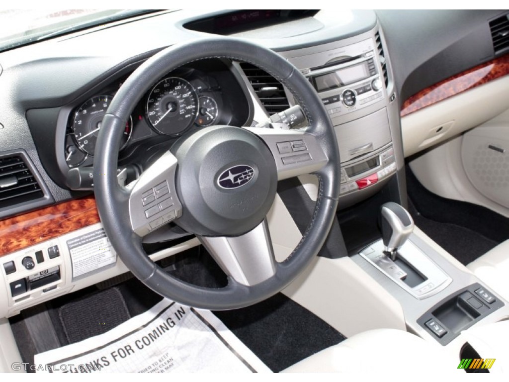2011 Outback 2.5i Limited Wagon - Ruby Red Pearl / Warm Ivory photo #5
