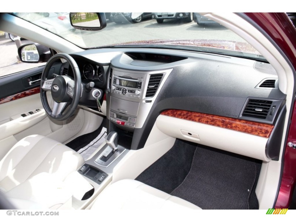 2011 Outback 2.5i Limited Wagon - Ruby Red Pearl / Warm Ivory photo #9