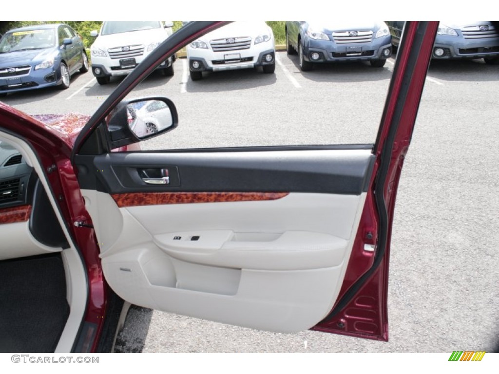 2011 Outback 2.5i Limited Wagon - Ruby Red Pearl / Warm Ivory photo #18