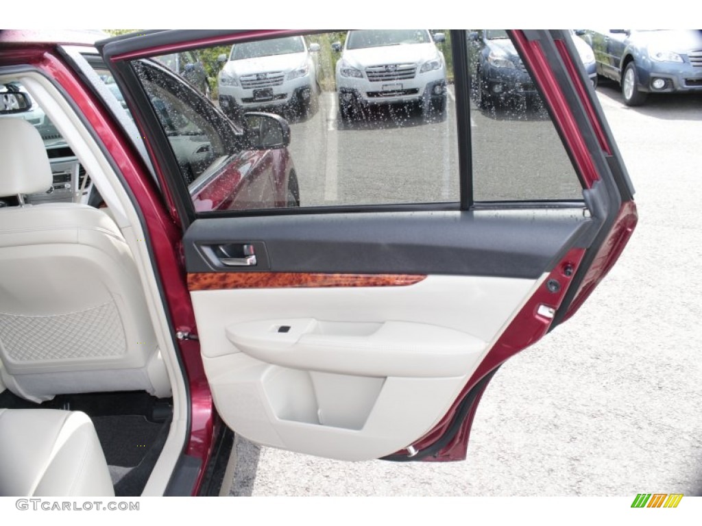 2011 Outback 2.5i Limited Wagon - Ruby Red Pearl / Warm Ivory photo #19