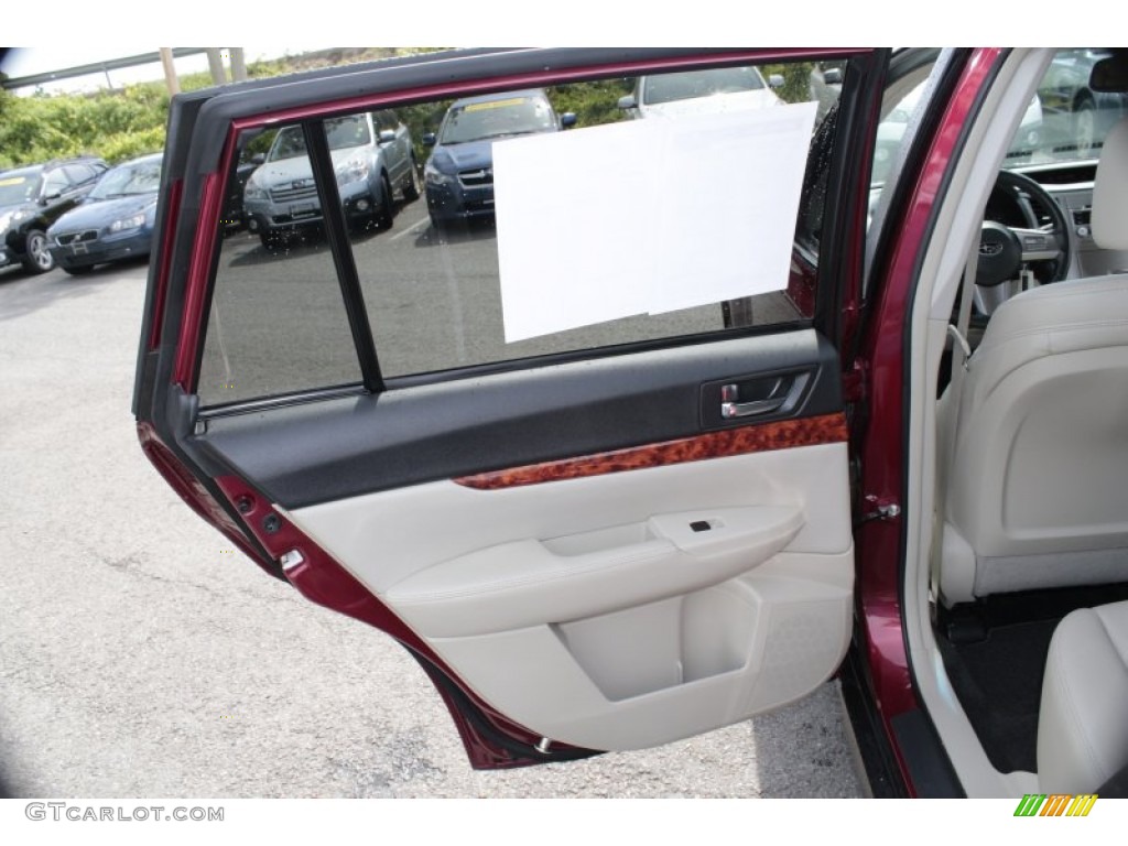2011 Outback 2.5i Limited Wagon - Ruby Red Pearl / Warm Ivory photo #20