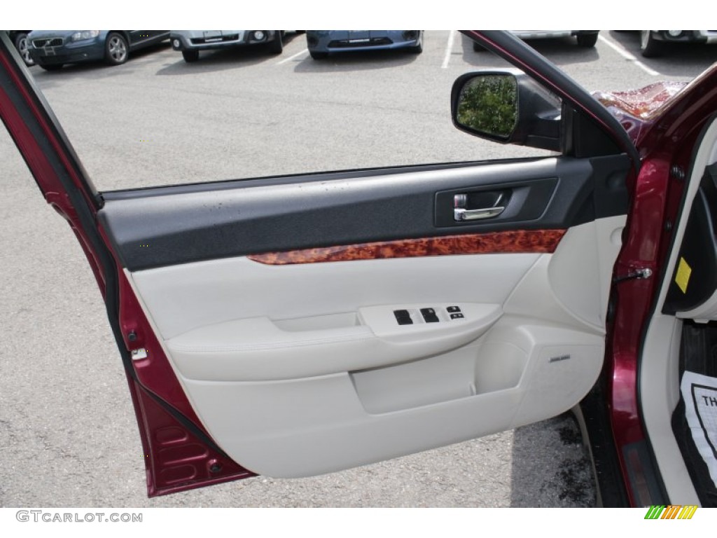 2011 Outback 2.5i Limited Wagon - Ruby Red Pearl / Warm Ivory photo #21