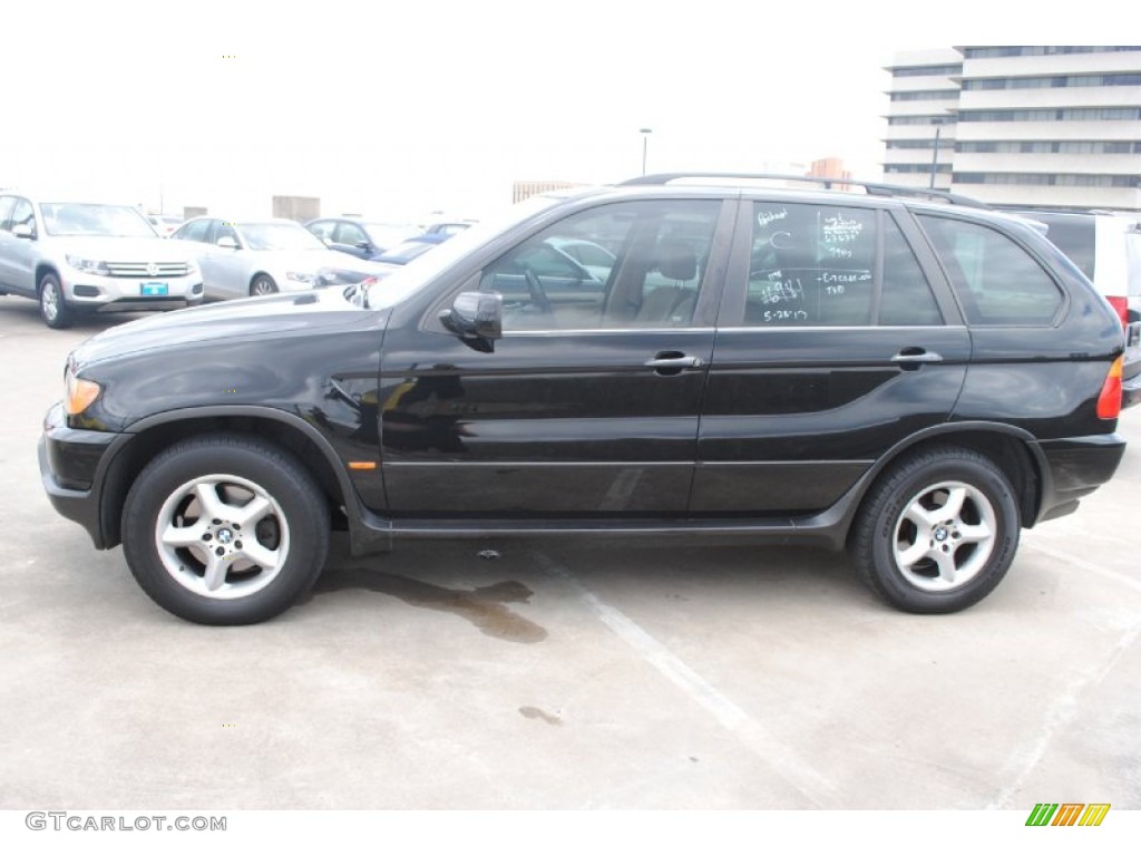 Black Sapphire Metallic 2002 BMW X5 3.0i Exterior Photo #81625371
