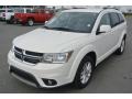 2013 White Dodge Journey SXT  photo #1