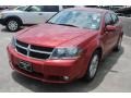 2008 Inferno Red Crystal Pearl Dodge Avenger R/T  photo #3