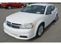 New Bright White 2013 Dodge Avenger SE Exterior