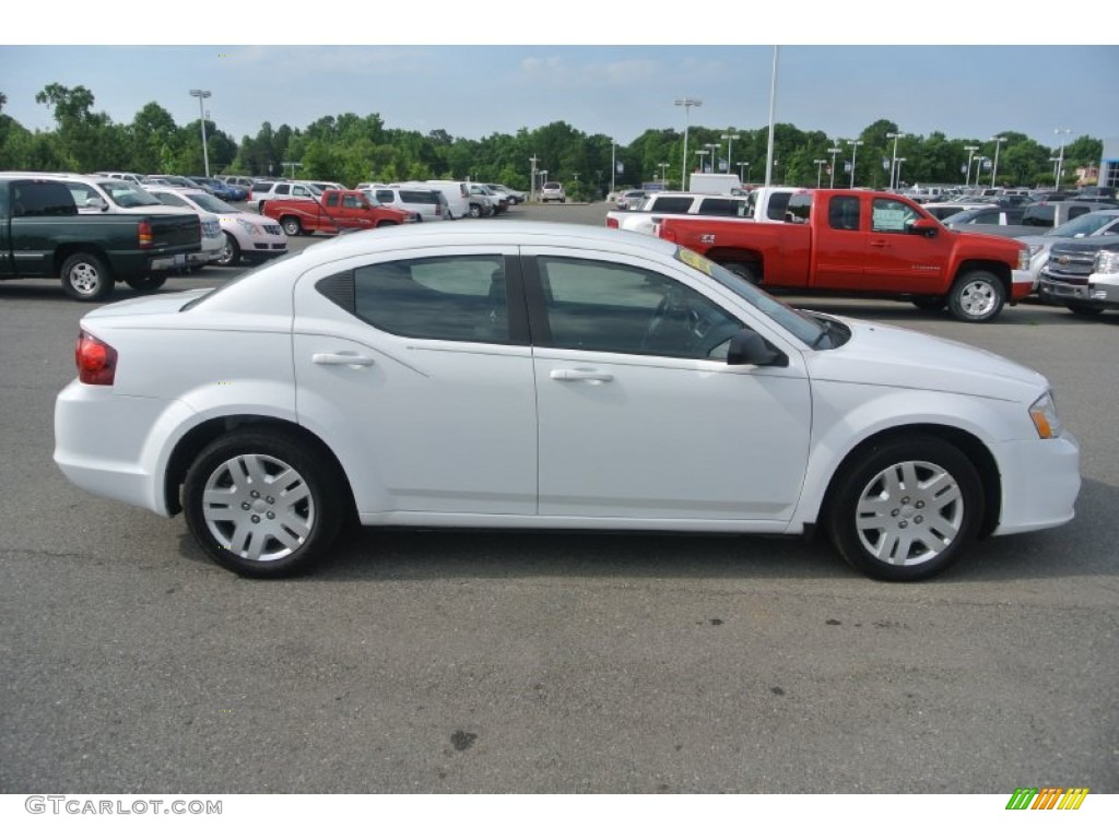 New Bright White 2013 Dodge Avenger SE Exterior Photo #81626223