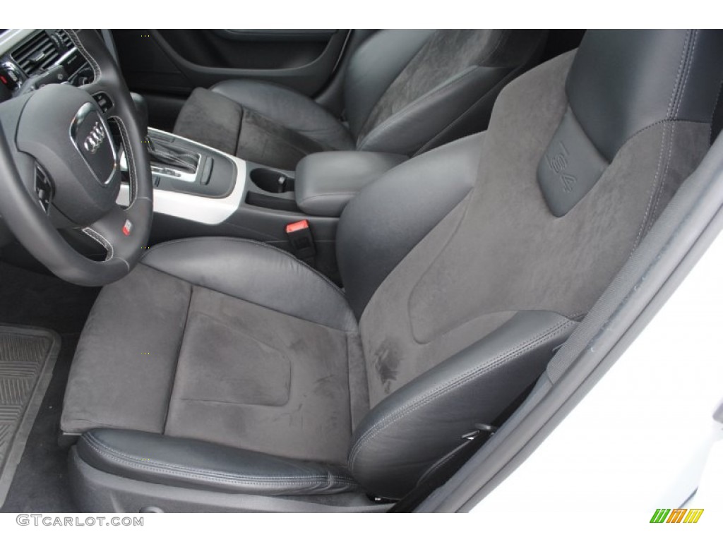 Black Interior 2010 Audi S4 3.0 quattro Sedan Photo #81626655