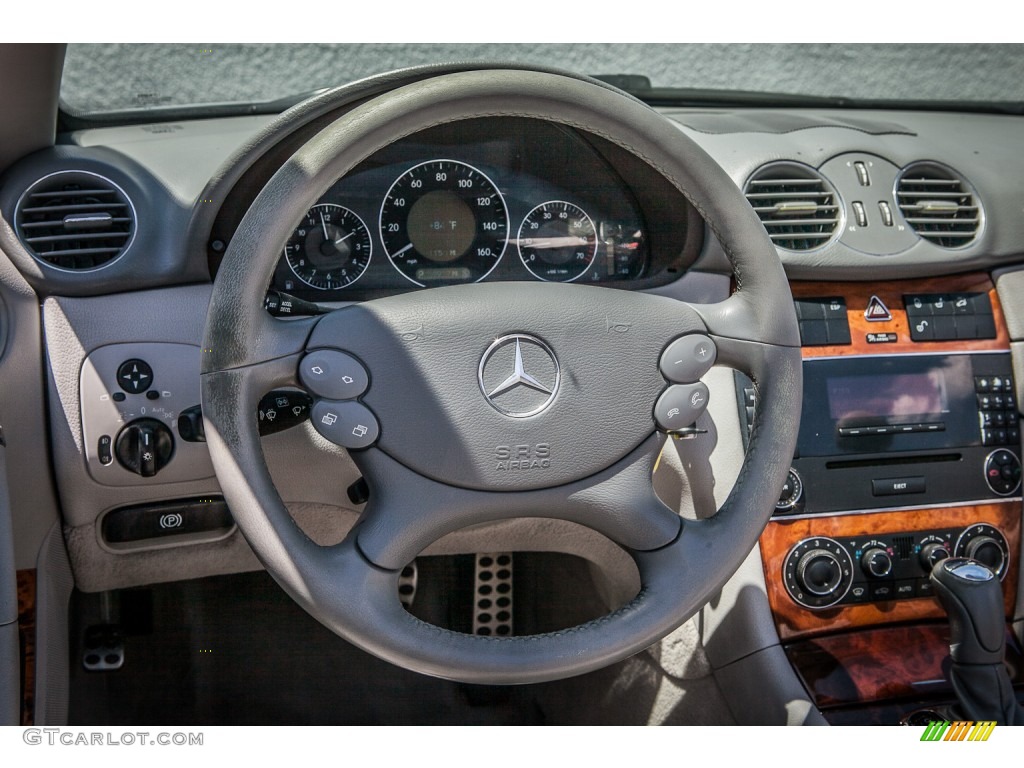2005 Mercedes-Benz CLK 320 Cabriolet Ash Steering Wheel Photo #81626972