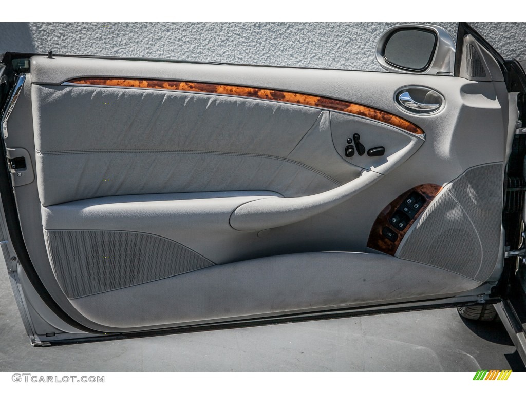 2005 Mercedes-Benz CLK 320 Cabriolet Ash Door Panel Photo #81627048