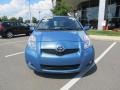 2010 Bayou Blue Pearl Toyota Yaris 3 Door Liftback  photo #2