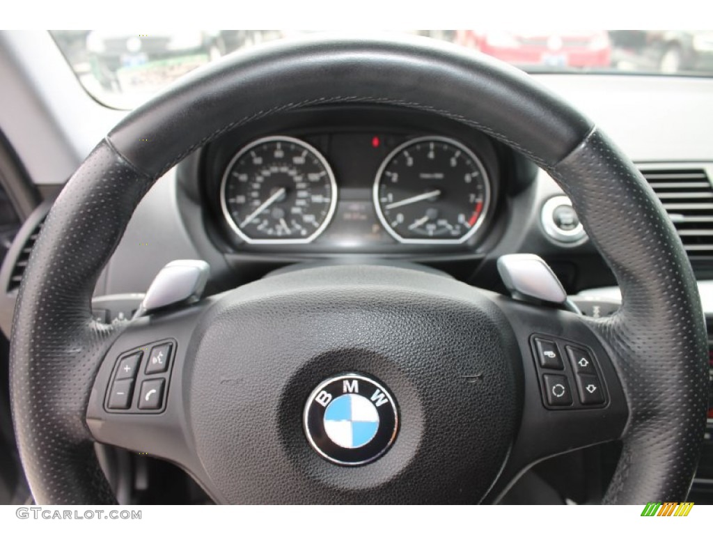 2008 1 Series 135i Coupe - Sparkling Graphite Metallic / Black photo #26